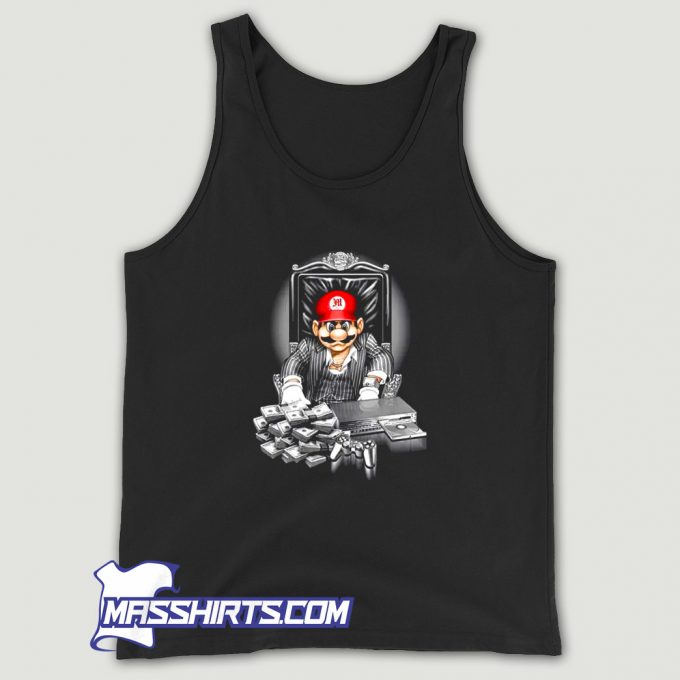 Awesome The Mafia Mario Tank Top