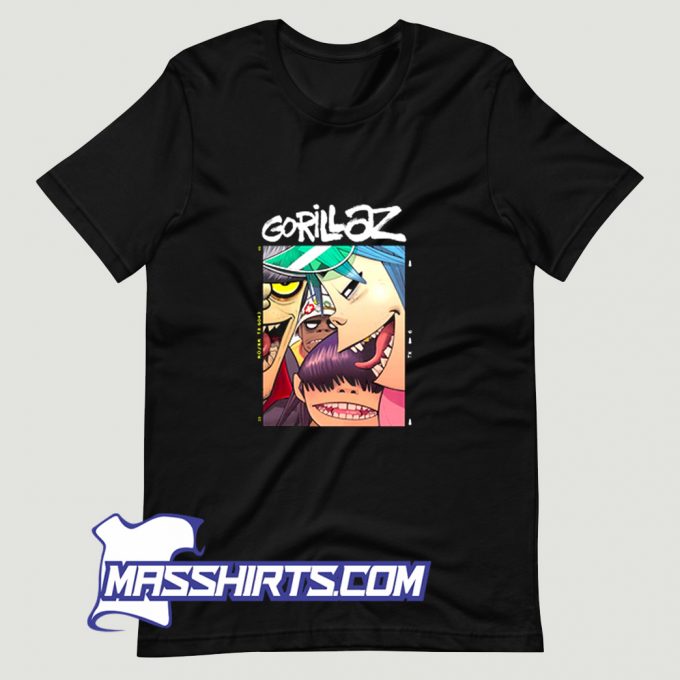 Best Gorillaz Face T Shirt Design