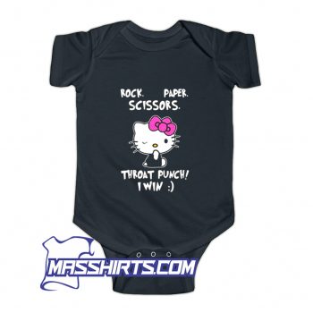 Best Hello Kitty Rock Paper Baby Onesie