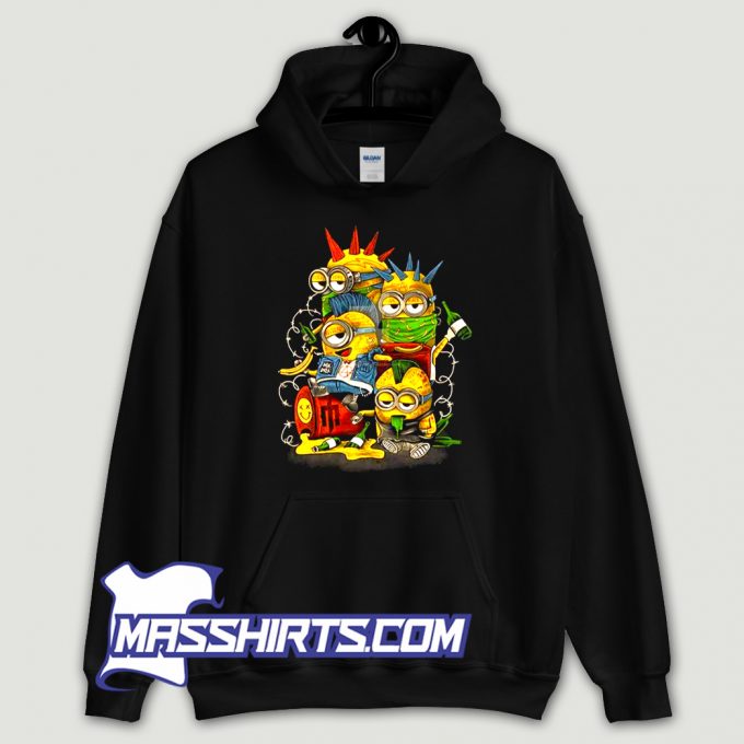 Classic Rebellion Minions Illustration Art Hoodie Streetwear