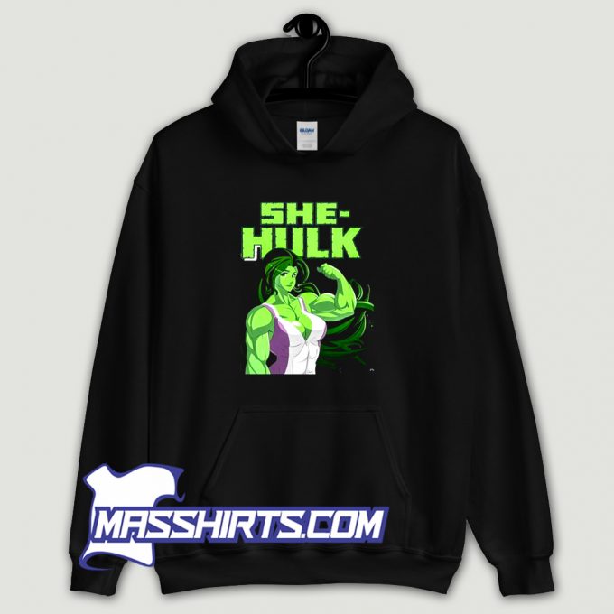 Classic She Hulk Comic Hoodie Streetwear