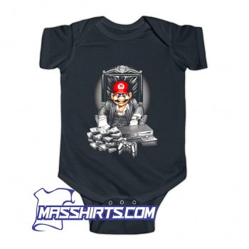 Classic The Mafia Mario Baby Onesie