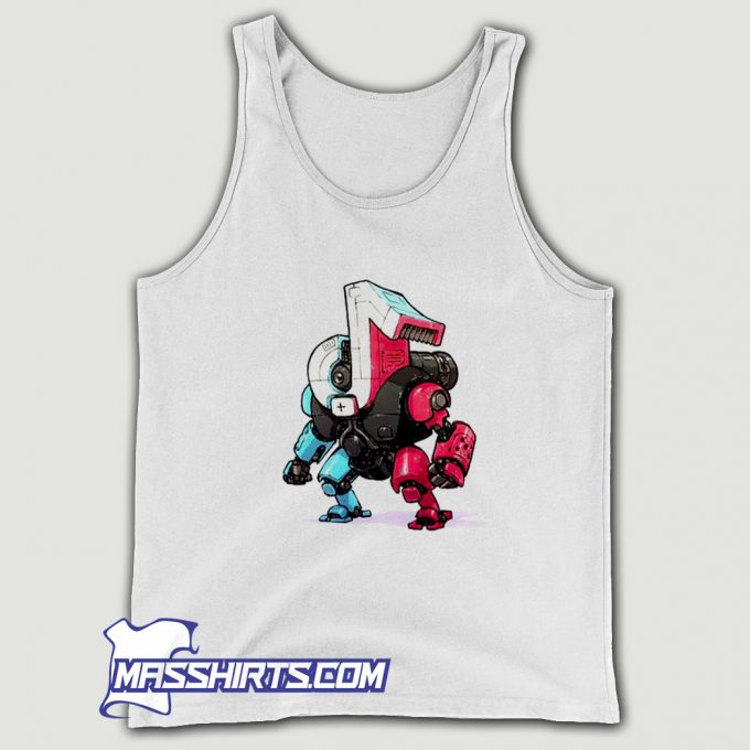 Classic Ticktock Robot Tank Top