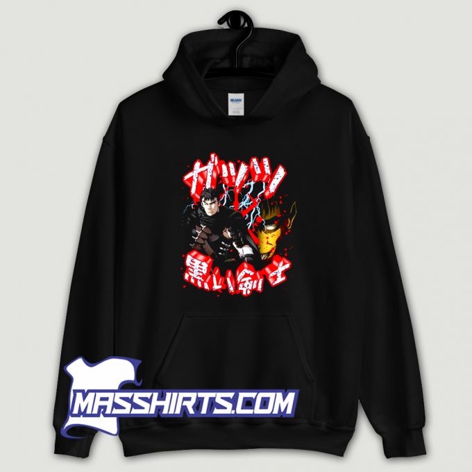 Cool Black Swordsman Bootleg Rap Hoodie Streetwear