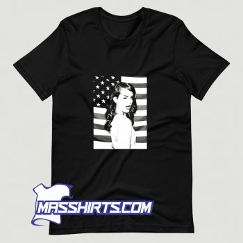 Cool Lana Del Rey American Flag T Shirt Design