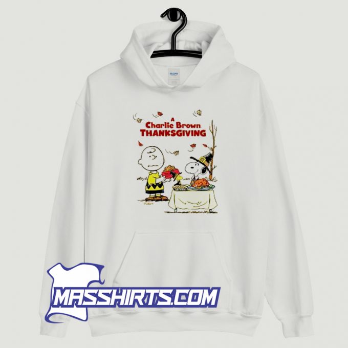 Cute A Charlie Brown Thanksgiving Snoopy Hoodie Streetwear