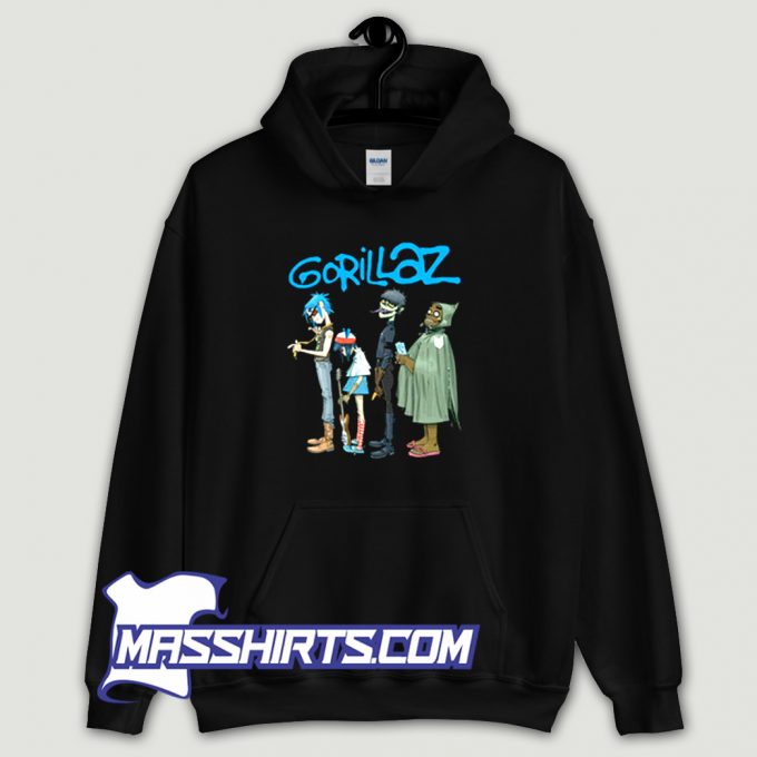 Cute Gorillaz Wallpaper Logo Hoodie Streetwear