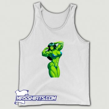 Cute She Hulk Sexy Gym Pose Tank Top