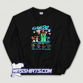 Funny Gorillaz Band 23rd Anniversary 1998 2021 Sweatshirt