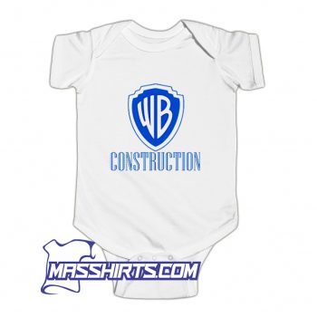 Funny Warner Bros Construction Baby Onesie