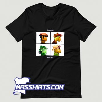 Gorillaz Demon Days Funny T Shirt Design