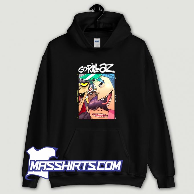 Gorillaz Face Hoodie Streetwear On Sale