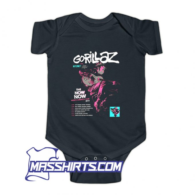 Gorillaz The Now Now Baby Onesie