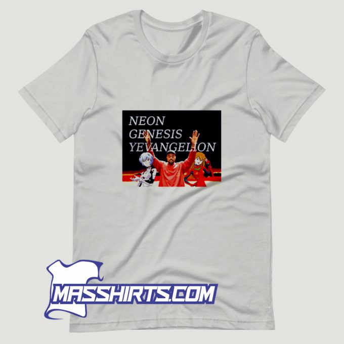 Kanye West Neon Genesis Yevangelion T Shirt Design On Sale