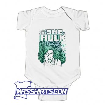 Marvel The Savage She Hulk Colorful Baby Onesie