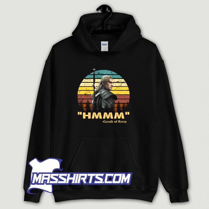 New Hmmm Geralt Witcher Games Hoodie Streetwear