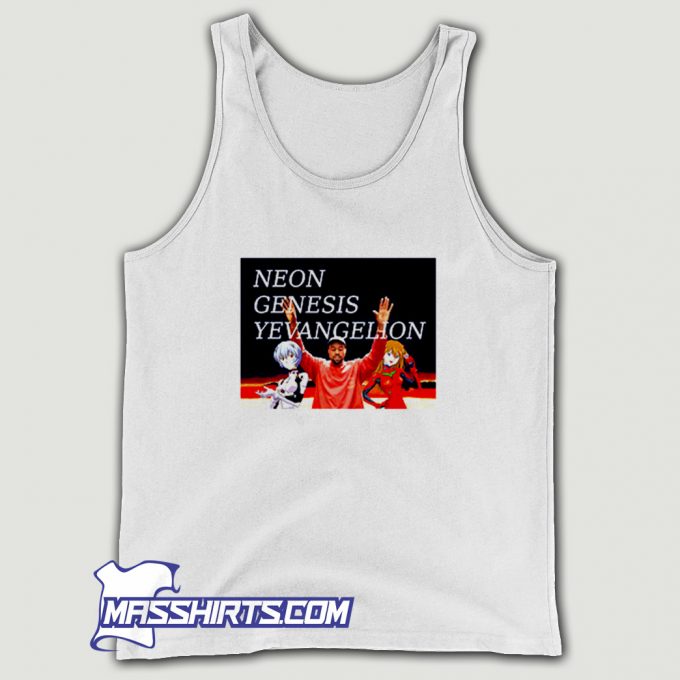 New Kanye West Neon Genesis Yevangelion Tank Top