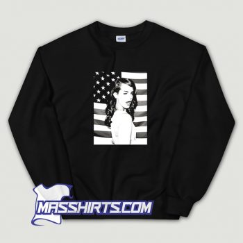 New Lana Del Rey American Flag Sweatshirt