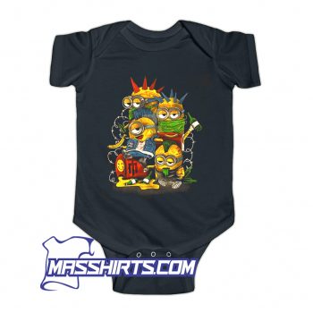 Rebellion Minions Illustration Art Baby Onesie