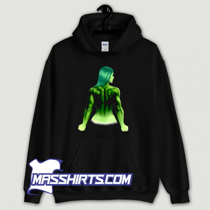 She Hulk Show Her Back Hoodie Streetwear