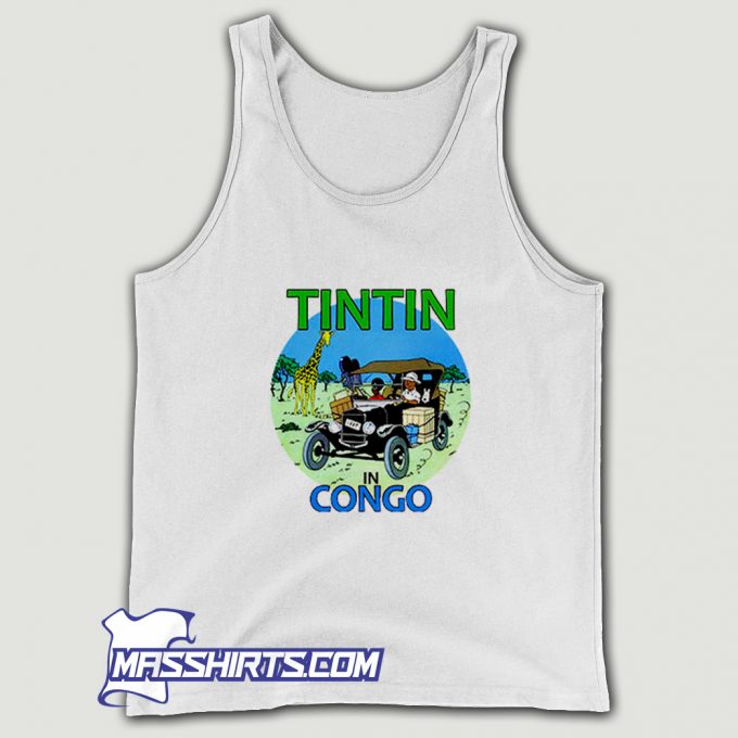 Tintin In Congo Tank Top