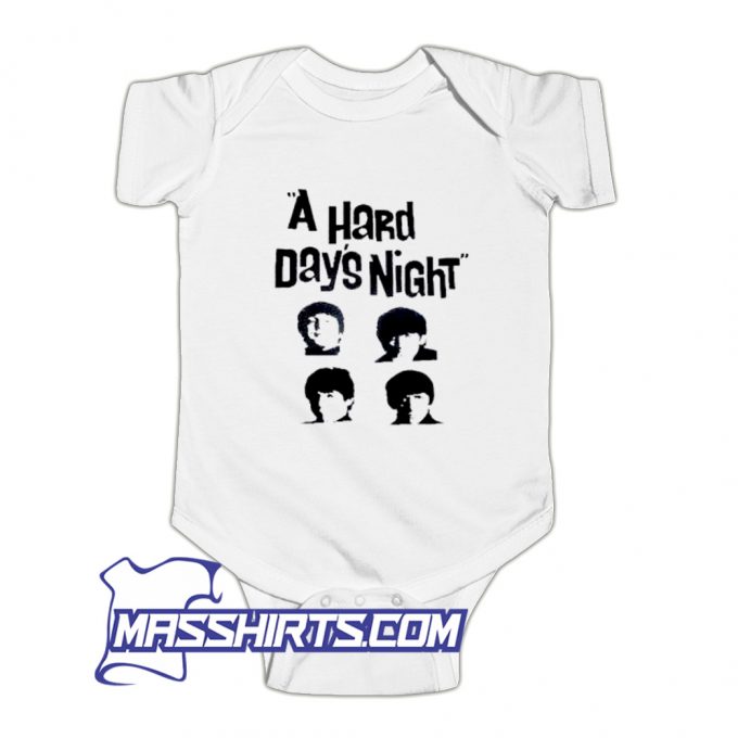 Vintage A Hard Days Night Beatles Baby Onesie