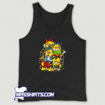 Vintage Rebellion Minions Illustration Art Tank Top