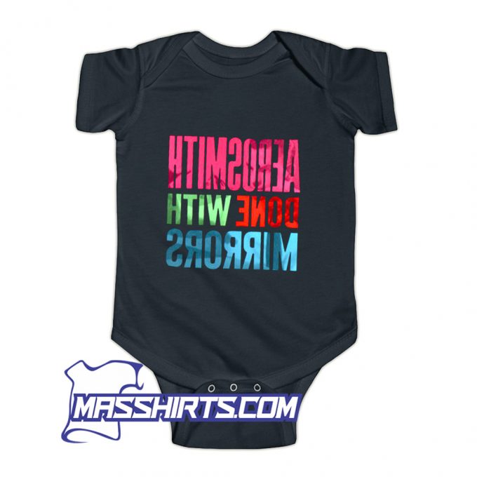 Aerosmith Done With Mirrors Album Baby Onesie