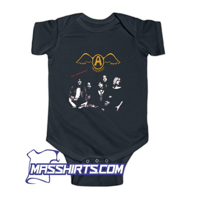 Aerosmith Get Your Wings Album Baby Onesie