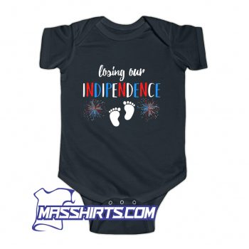 Awesome 4Th Of July Pregnancy Announcement Baby Onesie