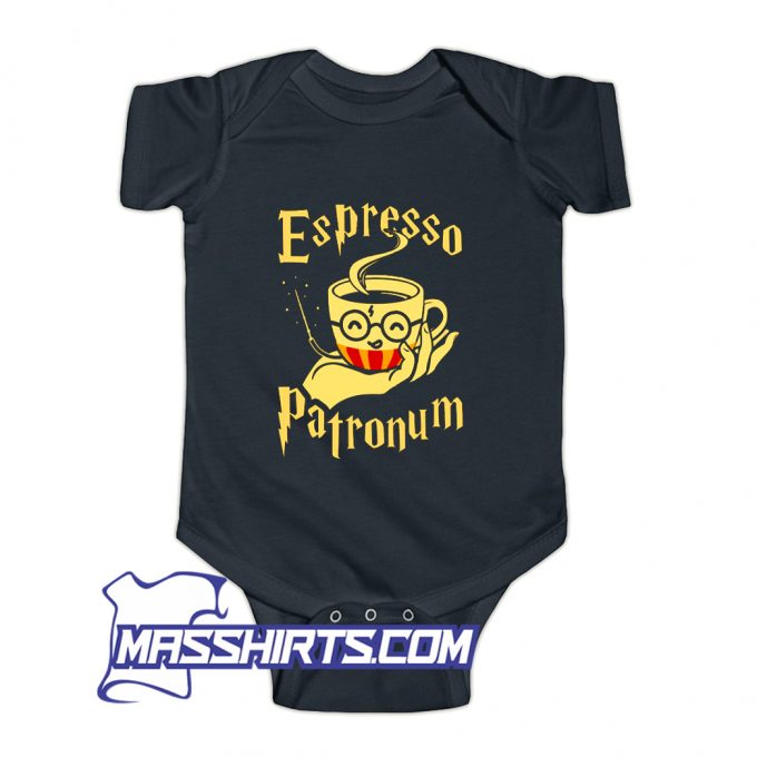 Awesome Espresso Patronum Harry Potter Baby Onesie