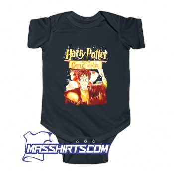 Awesome Harry Potter Goblet Of Fire Book Baby Onesie