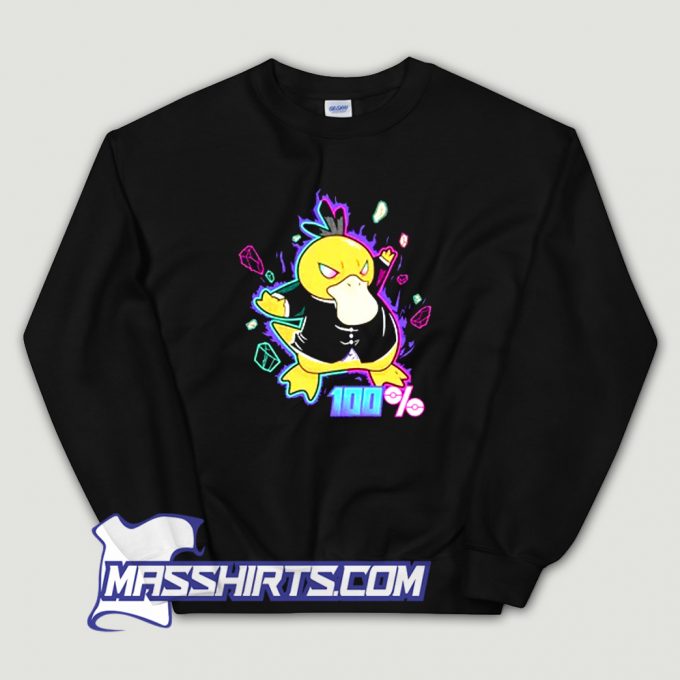 Awesome Pokemon Mob Psyduck Sweatshirt