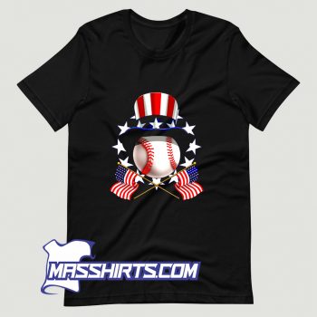 Best American Baseball Uncle Sam Hat T Shirt Design