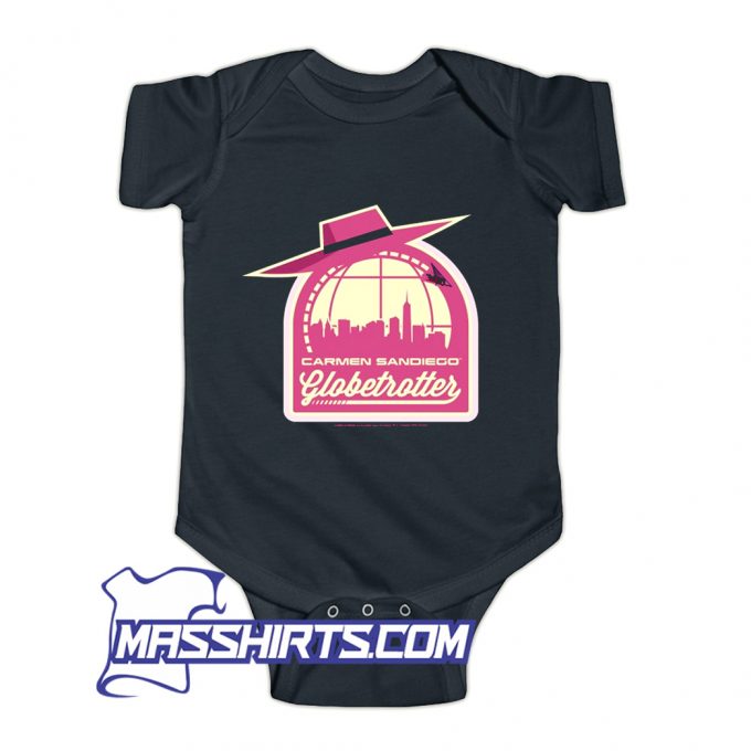 Carmen Sandiego Globetrotter Baby Onesie