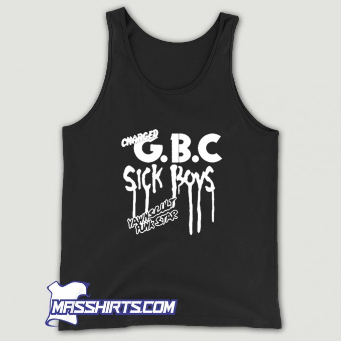 Charged Up Gbc Sick Boys Lil Peep Yawn Punk Star Tank Top