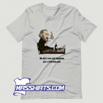 Charles Bukowski Happiness T Shirt Design On Sale