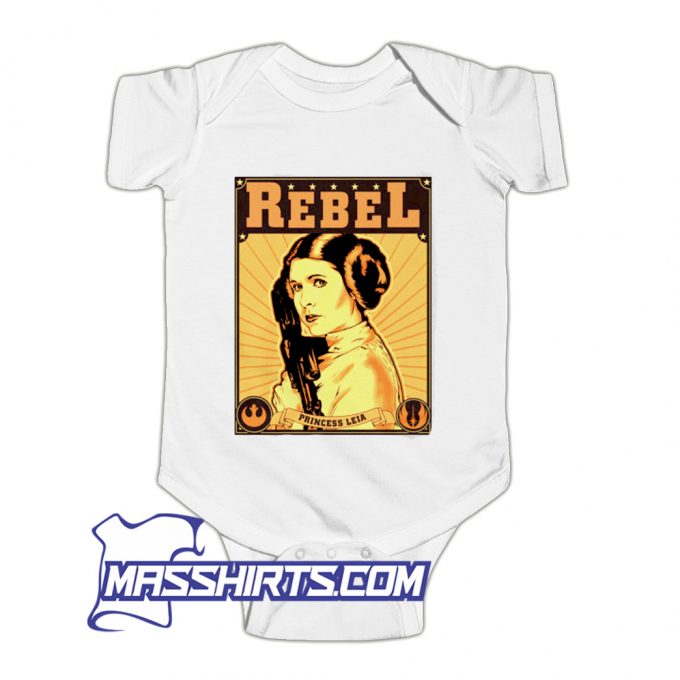 Charlie Bradbury Is Princess Leia Rebels Baby Onesie