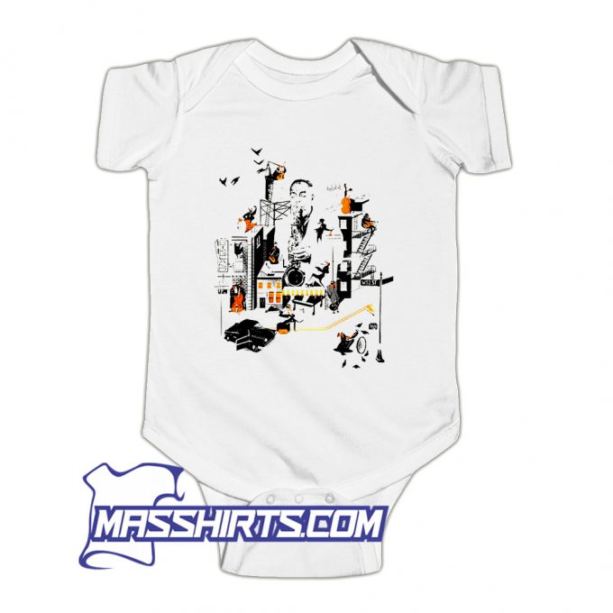 Charlie Parker Jazz Music Baby Onesie