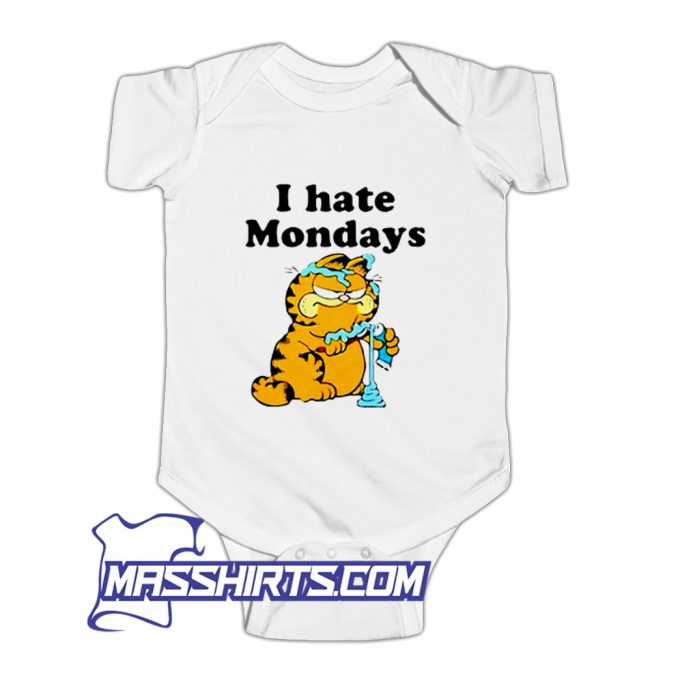 Cheap Garfield I Hate Mondays Baby Onesie