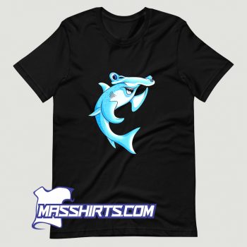Cheap Hammerhead Shark Cartoon T Shirt Design