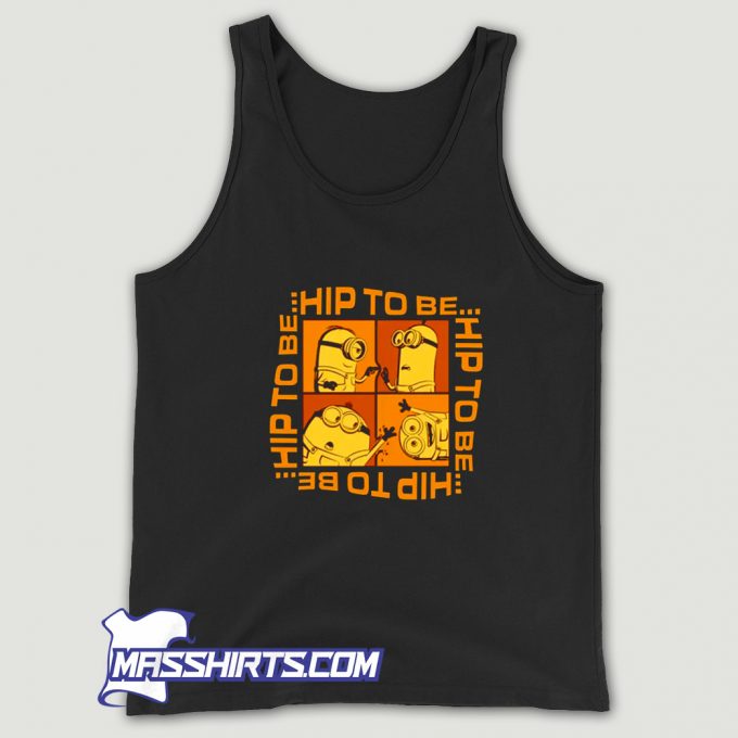 Cheap Minions Orange Hip To Be Tank Top