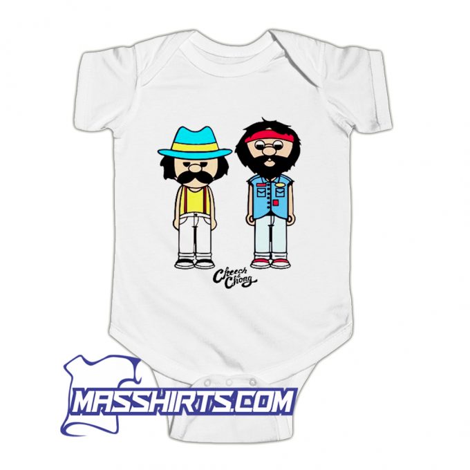 Cheech And Chong Little Cartoon Character Baby Onesie