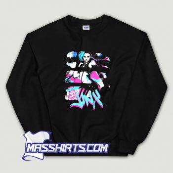 Classic Arcane Jinx On Neon Effect Sweatshirt