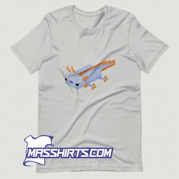 Classic Blue Minecraft Axolotl T Shirt Design