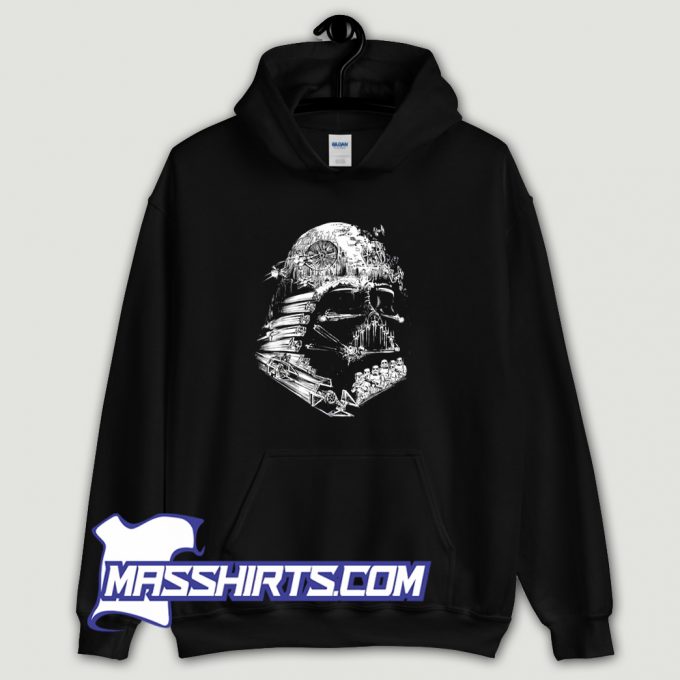 Classic Star Wars Darth Vader Build The Empire Hoodie Streetwear