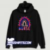 Cool Nurse Stethoscope Rainbow American Memorial Day Hoodie Streetwear