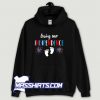 Cute 4Th Of July Pregnancy Announcement Hoodie Streetwear