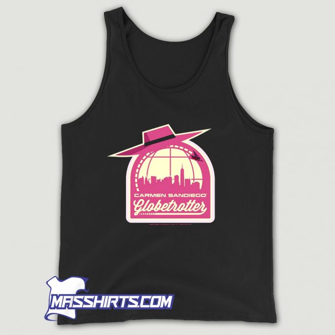 Cute Carmen Sandiego Globetrotter Tank Top