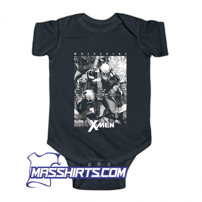 Cute Marvel X Men Wolverine Baby Onesie